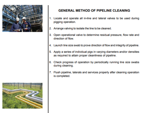 General Method of Pipe Cleaning