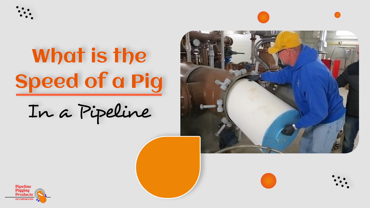 what is the speed of a pig in a pipeline